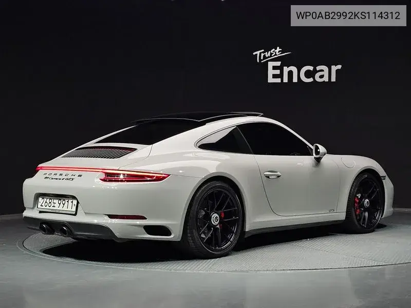 911 Carrera 4 Gts 991 VIN: WP0AB2992KS114312 Lot: 39669526