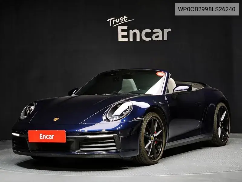 911 (992) Carrera S Cabriolet VIN: WP0CB2998LS26240 Lot: 39518147