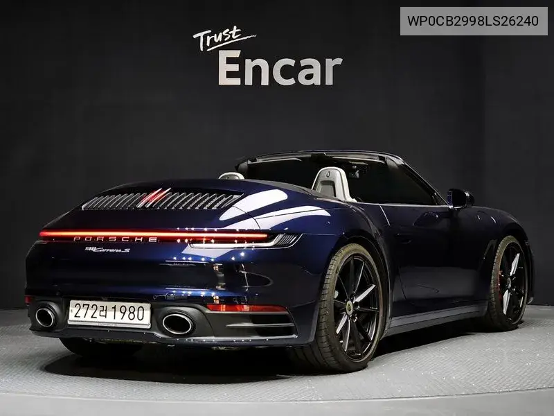 911 (992) Carrera S Cabriolet VIN: WP0CB2998LS26240 Lot: 39518147