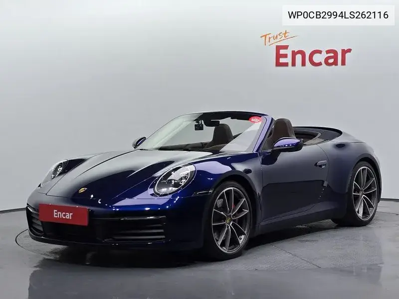 911 (992) Carrera 4S Cabriolet VIN: WP0CB2994LS262116 Lot: 39620412
