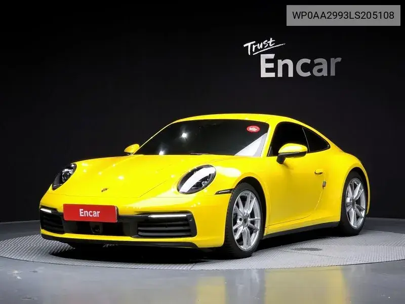 911 (992) Carrera VIN: WP0AA2993LS205108 Lot: 39965238