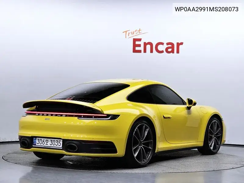 911 (992) Carrera VIN: WP0AA2991MS208073 Lot: 39536704