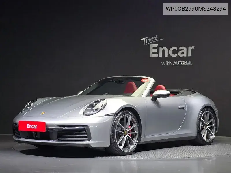 911 (992) Carrera 4S Cabriolet VIN: WP0CB2990MS248294 Lot: 39616290