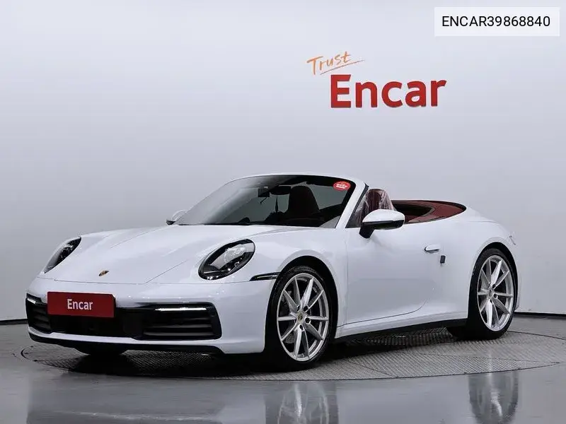 911 (992) Carrera Cabriolet VIN: ENCAR39868840 Lot: 39868840