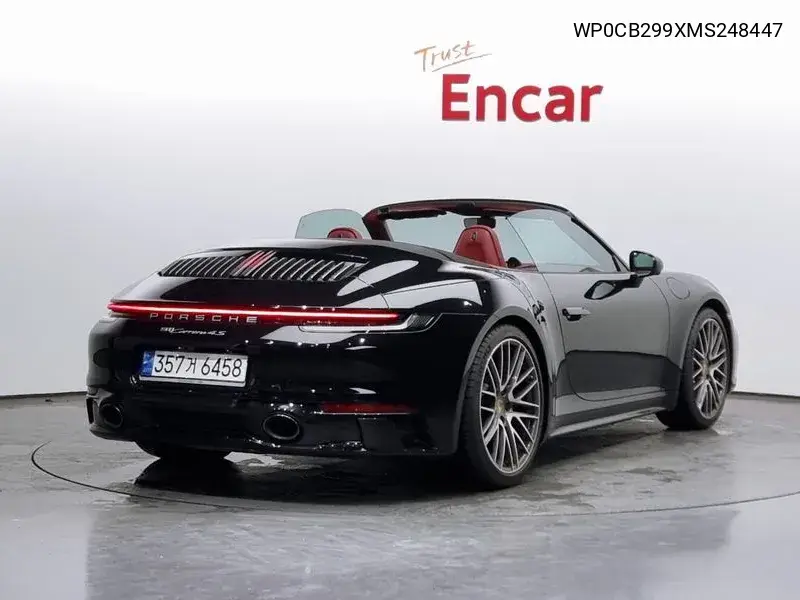 911 (992) Carrera 4S Cabriolet VIN: WP0CB299XMS248447 Lot: 39904924