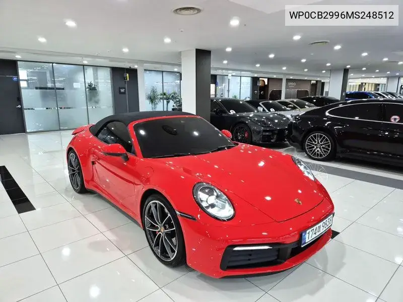 911 (992) Carrera 4S Cabriolet VIN: WP0CB2996MS248512 Lot: 39919185
