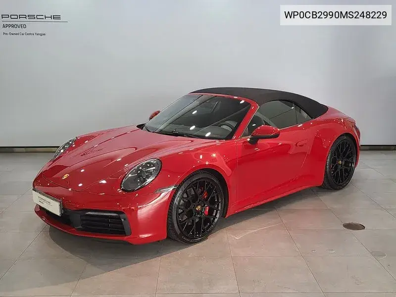 911 (992) Carrera 4S Cabriolet VIN: WP0CB2990MS248229 Lot: 39975116