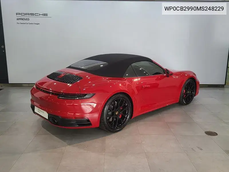 911 (992) Carrera 4S Cabriolet VIN: WP0CB2990MS248229 Lot: 39975116
