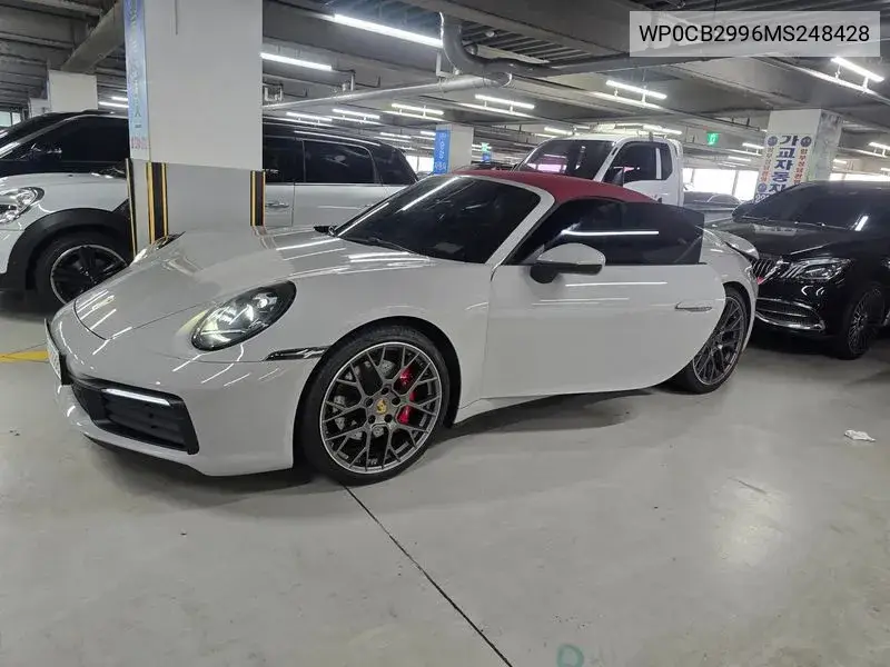911 (992) Carrera S Cabriolet VIN: WP0CB2996MS248428 Lot: 39980716