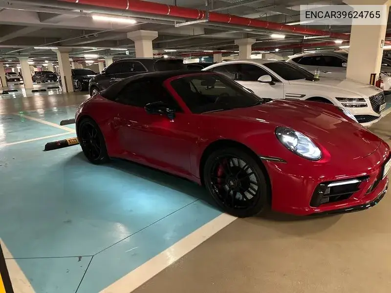 911 (992) Carrera 4 Gts Cabriolet VIN: ENCAR39624765 Lot: 39624765