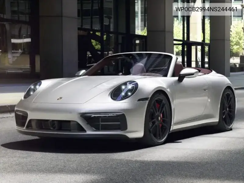 911 (992) Carrera Gts Cabriolet VIN: WP0CB2994NS244461 Lot: 39807559