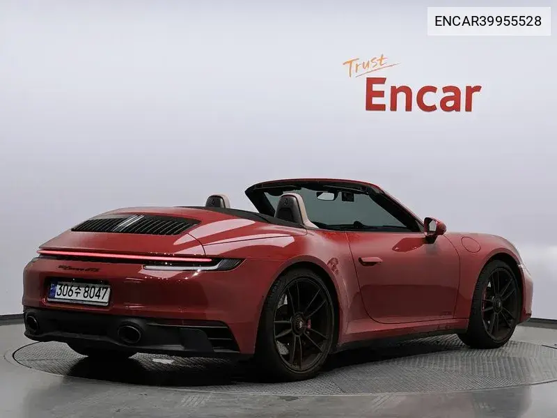 911 (992) Carrera Gts Cabriolet VIN: ENCAR39955528 Lot: 39955528