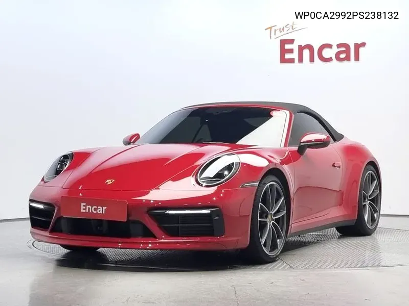 911 (992) Carrera 4 Cabriolet VIN: WP0CA2992PS238132 Lot: 38028183