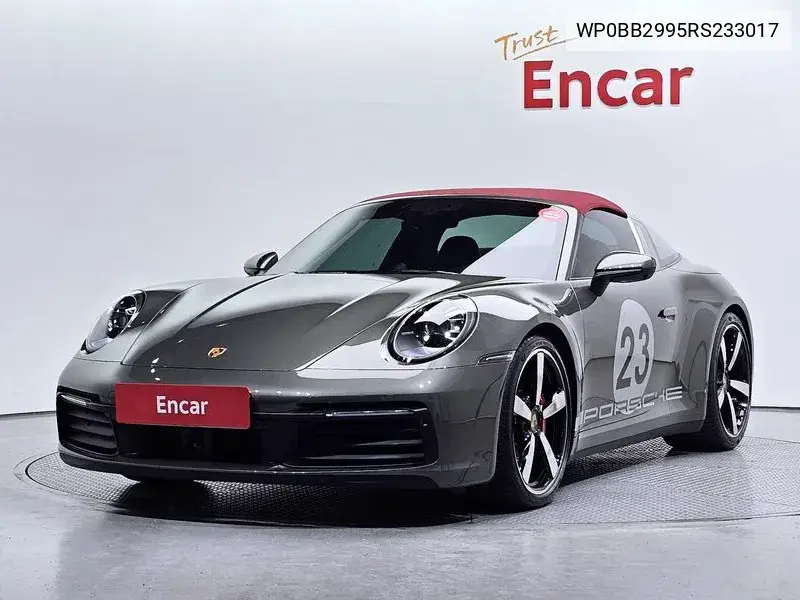 911 (992) Targa 4S VIN: WP0BB2995RS233017 Lot: 39443627