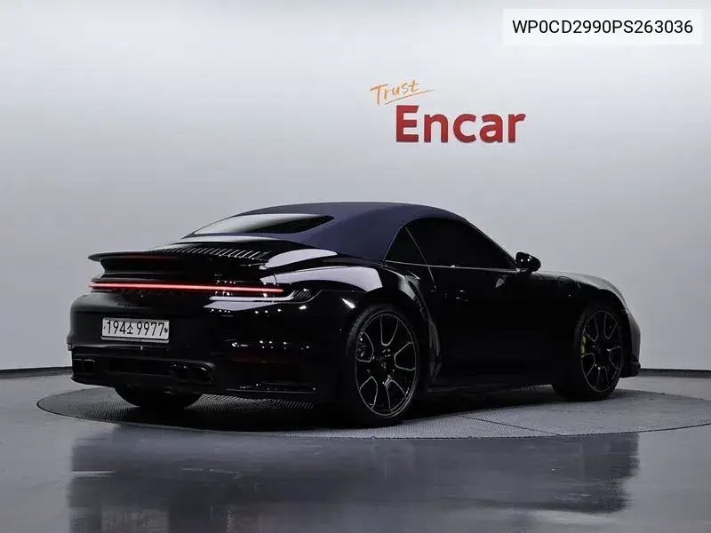 911 (992) Turbo S Cabriolet VIN: WP0CD2990PS263036 Lot: 39477217