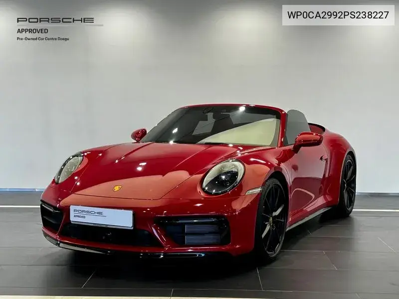 911 (992) Carrera Cabriolet VIN: WP0CA2992PS238227 Lot: 39516966