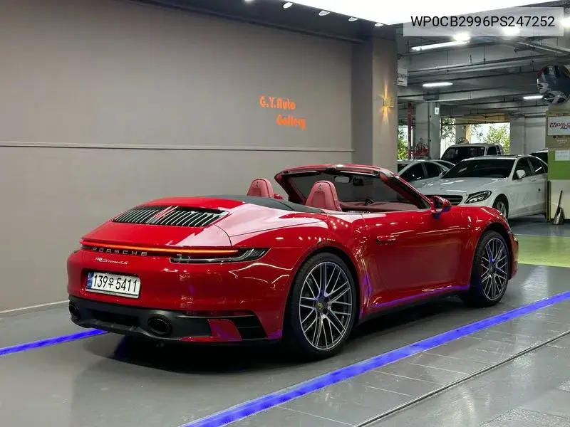 911 (992) Carrera S Cabriolet VIN: WP0CB2996PS247252 Lot: 39565484