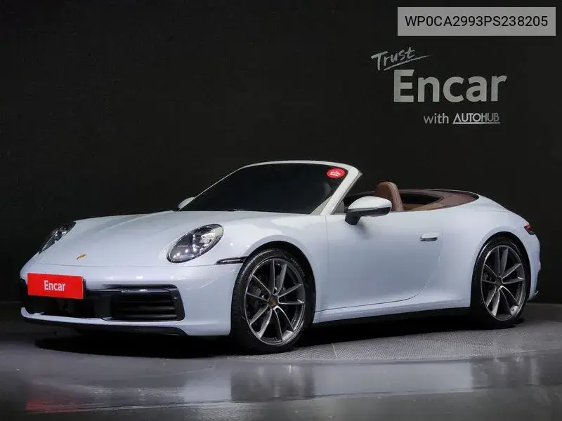911 (992) Carrera Cabriolet VIN: WP0CA2993PS238205 Lot: 39581034