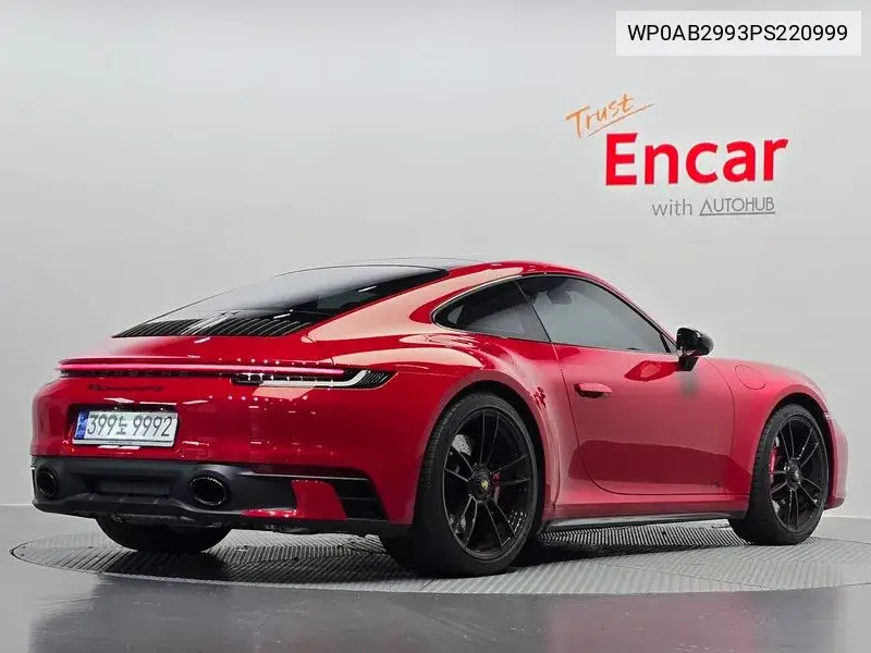 911 (992) Carrera 4 Gts VIN: WP0AB2993PS220999 Lot: 39849067