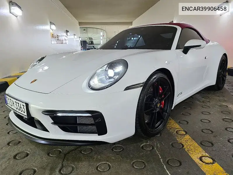 911 (992) Carrera 4 Gts Cabriolet VIN: ENCAR39906458 Lot: 39906458