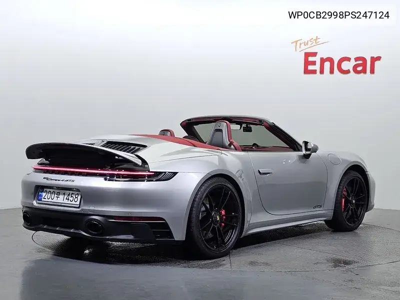 911 (992) Carrera 4 Gts Cabriolet VIN: WP0CB2998PS247124 Lot: 39914874
