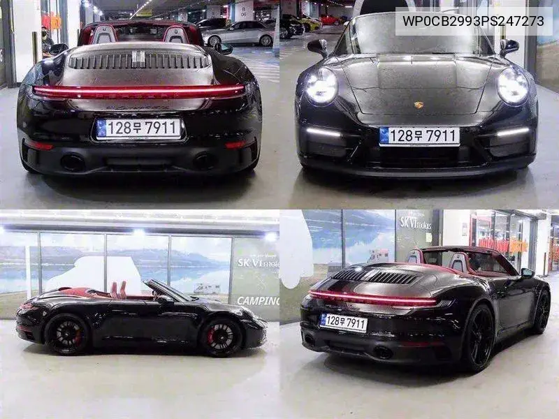 911 (992) Carrera 4 Gts Cabriolet VIN: WP0CB2993PS247273 Lot: 39934526