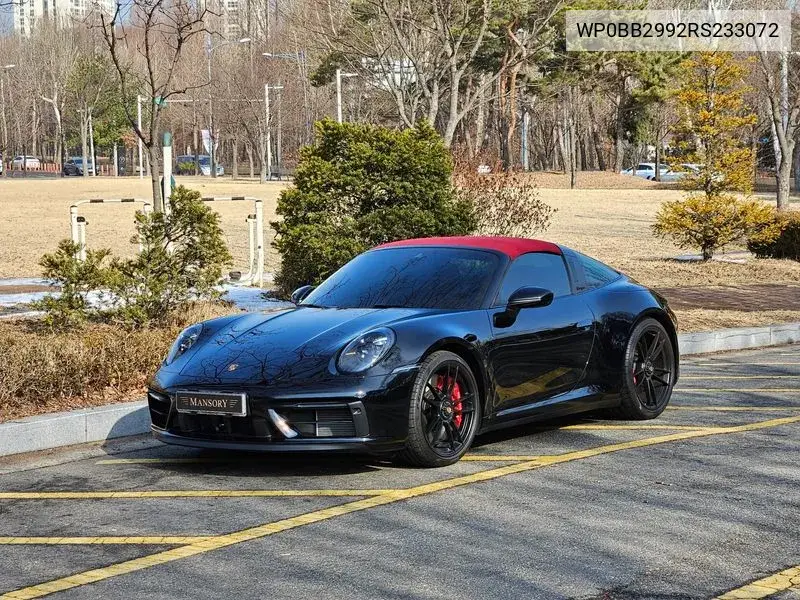 911 (992) Targa 4 Gts VIN: WP0BB2992RS233072 Lot: 39043085
