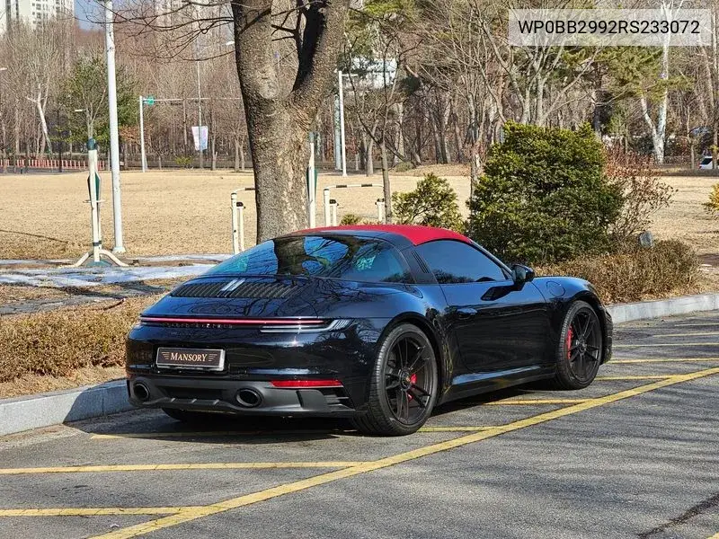 911 (992) Targa 4 Gts VIN: WP0BB2992RS233072 Lot: 39043085