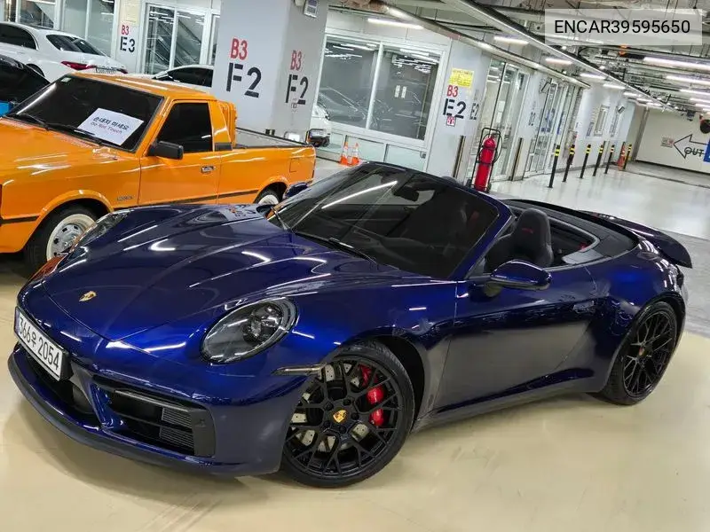 911 (992) Carrera Gts Cabriolet VIN: ENCAR39595650 Lot: 39595650