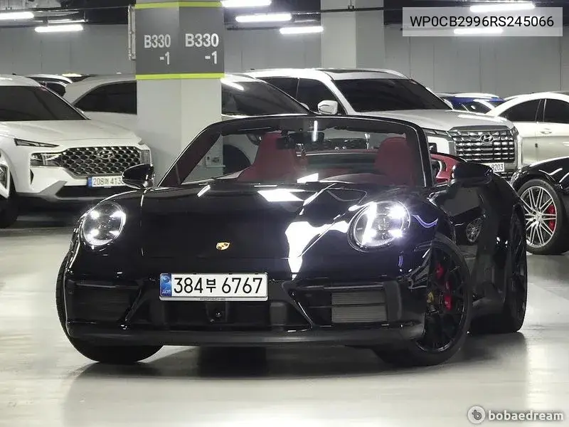 911 (992) Carrera Gts Cabriolet VIN: WP0CB2996RS245066 Lot: 39804436