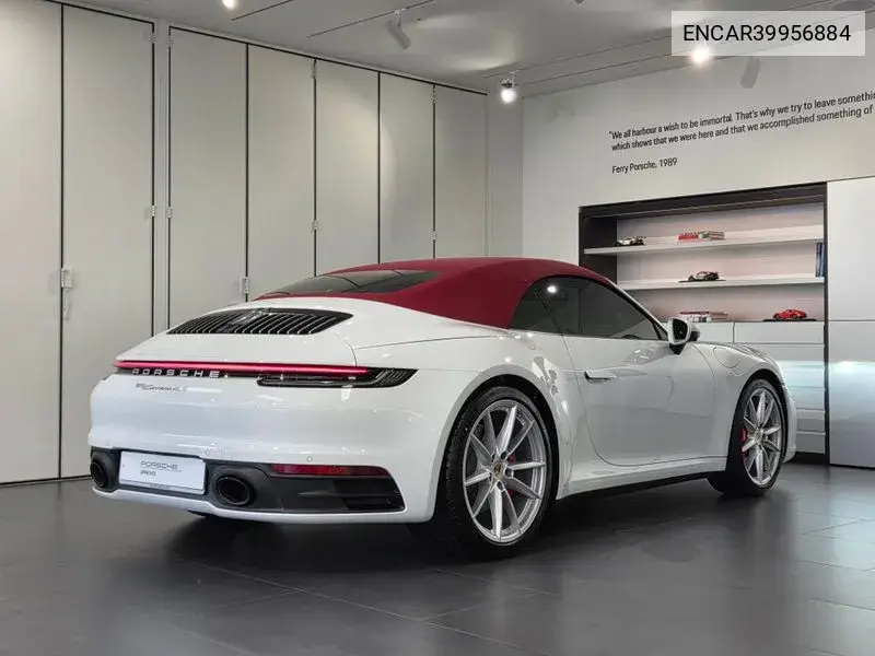 911 (992) Carrera 4S Cabriolet VIN: ENCAR39956884 Lot: 39956884