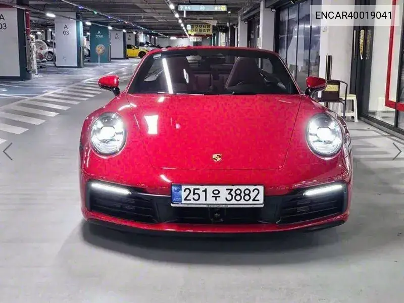 911 (992) Carrera 4 Cabriolet VIN: ENCAR40019041 Lot: 40019041
