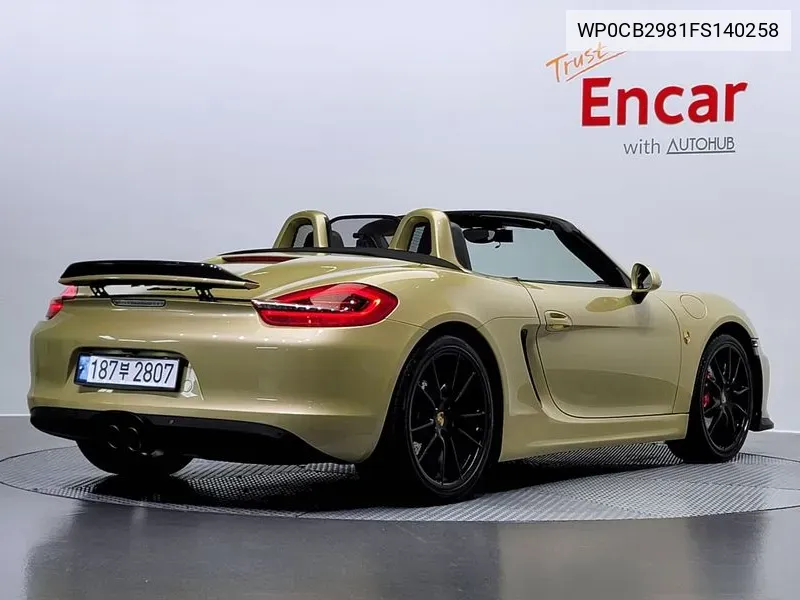 Boxster S 3.4981 VIN: WP0CB2981FS140258 Lot: 37459074