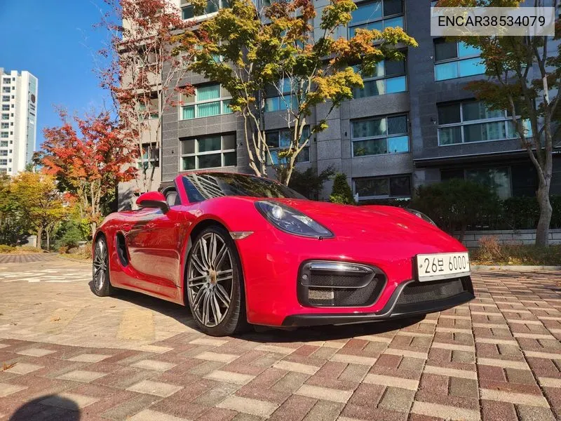 Porsche Boxster 3.4 Gts 981 VIN: ENCAR38534079 Lot: 38534079