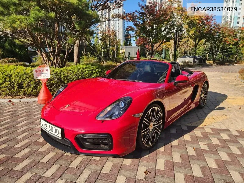 Porsche Boxster 3.4 Gts 981 VIN: ENCAR38534079 Lot: 38534079
