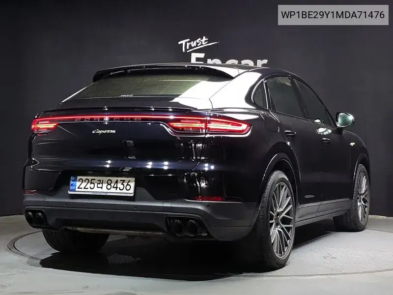 Cayenne (Po536) 3.0 E-Hybrid Coupe VIN: WP1BE29Y1MDA71476 Lot: 39557125