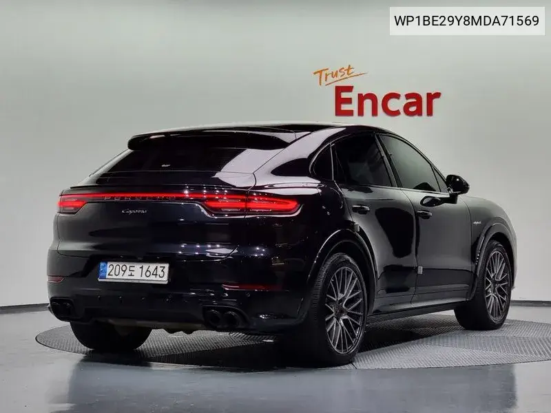 Cayenne (Po536) 3.0 E-Hybrid Coupe VIN: WP1BE29Y8MDA71569 Lot: 39976685