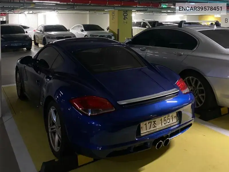Cayman S 3.4 987C VIN: ENCAR39578451 Lot: 39578451