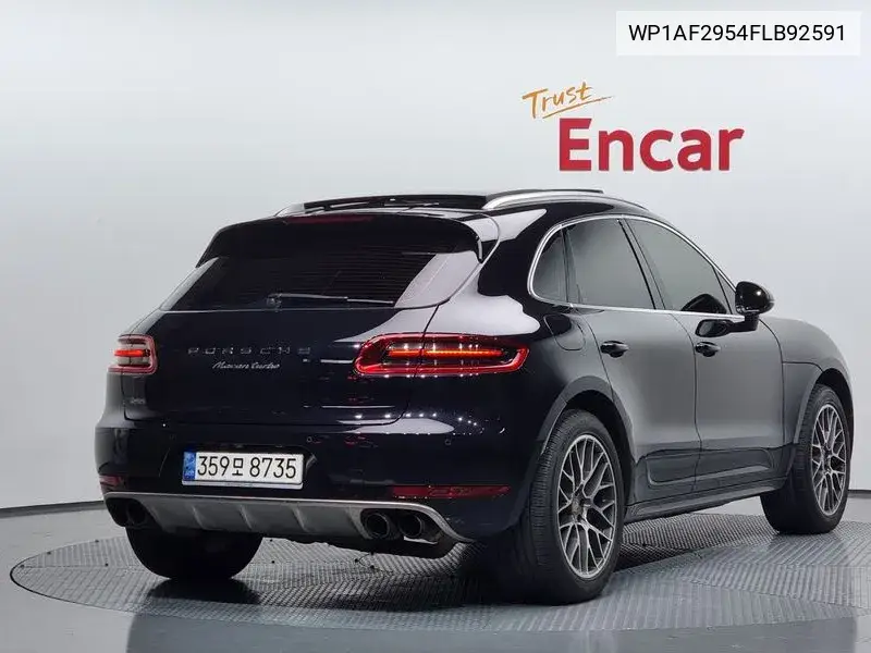 Macan 3.6 Turbo 95B VIN: WP1AF2954FLB92591 Lot: 39945041