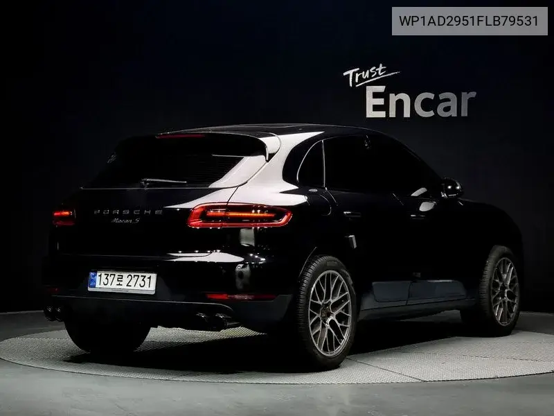 Macan 3.0 S Diesel 95B VIN: WP1AD2951FLB79531 Lot: 39973022