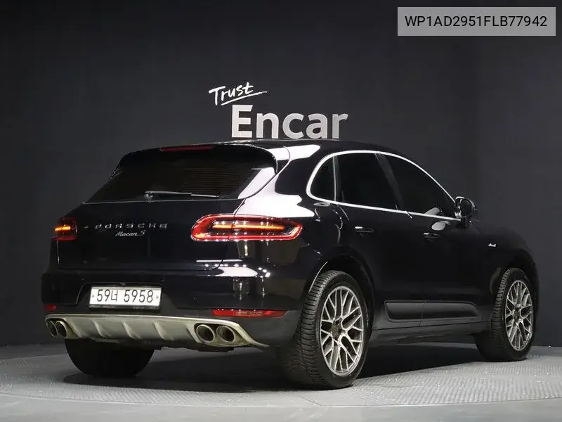 Macan 3.0 S Diesel 95B VIN: WP1AD2951FLB77942 Lot: 40017894