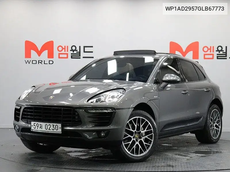 Macan 3.0 S Diesel 95B VIN: WP1AD2957GLB67773 Lot: 40079140