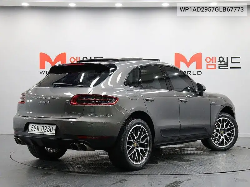 Macan 3.0 S Diesel 95B VIN: WP1AD2957GLB67773 Lot: 40079140