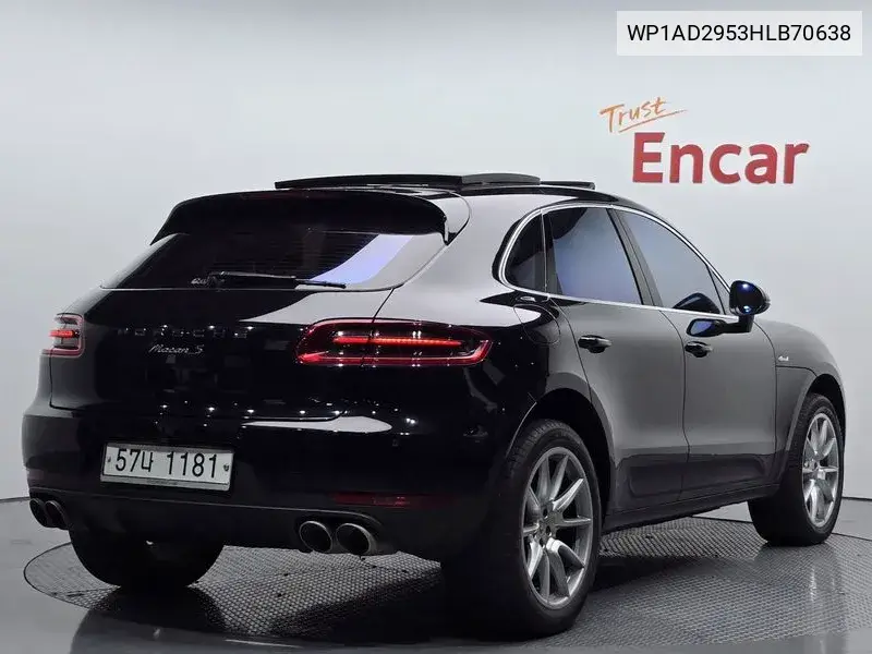 Porsche Macan Macan 3.0 S Diesel, 2017 VIN: WP1AD2953HLB70638 Lot: 40091055