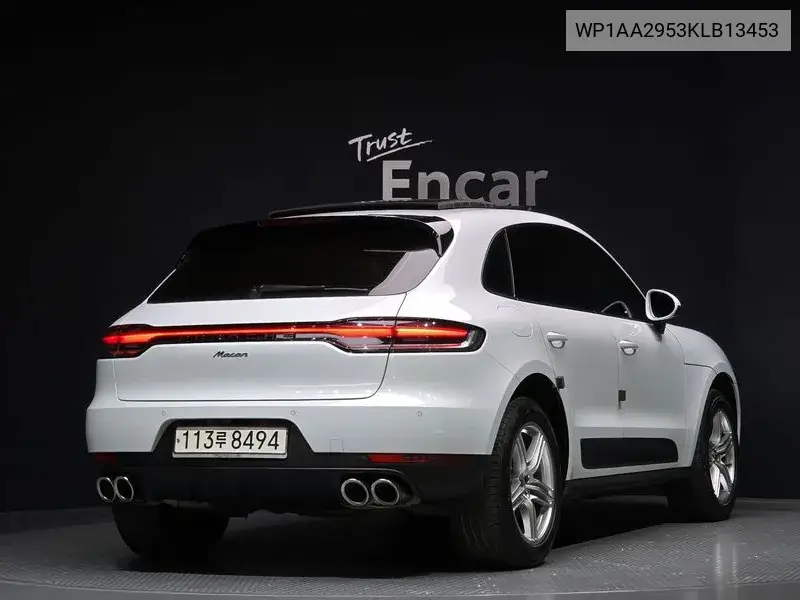 Macan 2.0 95B VIN: WP1AA2953KLB13453 Lot: 39569946