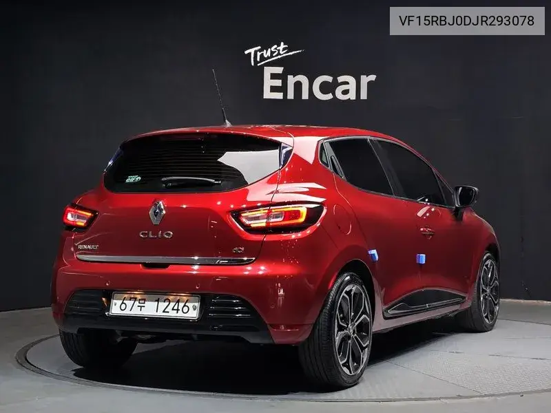 Clio Intense VIN: VF15RBJ0DJR293078 Lot: 39227457