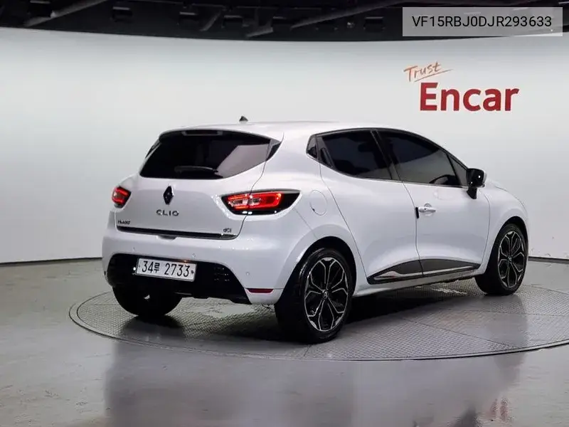 Clio Intense VIN: VF15RBJ0DJR293633 Lot: 39910587
