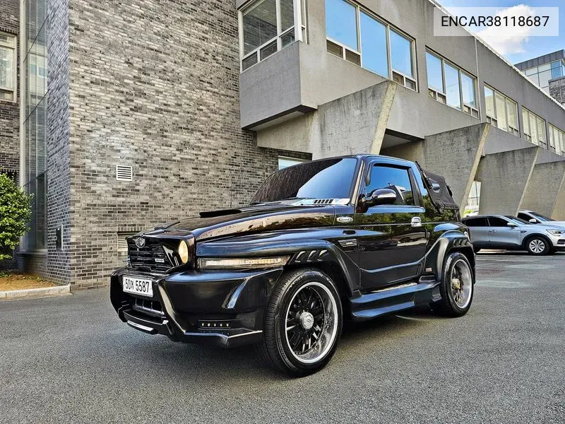 Kg Mobility (Ssangyong) New Korando Soft Top Tx7 Top-Of-The-Line Model VIN: ENCAR38118687 Lot: 38118687