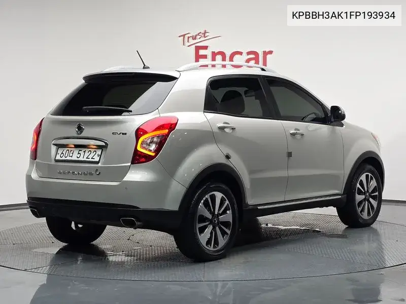 New Korando C 2.0 Cvt 2Wd High -End Type VIN: KPBBH3AK1FP193934 Lot: 39948219