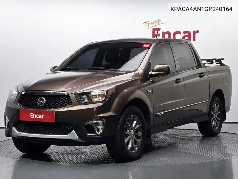 Korando Sports Cx7 4Wd Fashion VIN: KPACA4AN1GP240164 Lot: 39943440